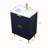 24" Modern Free-Standing Single Bathroom Vanity With Ceramic Top-1839029665