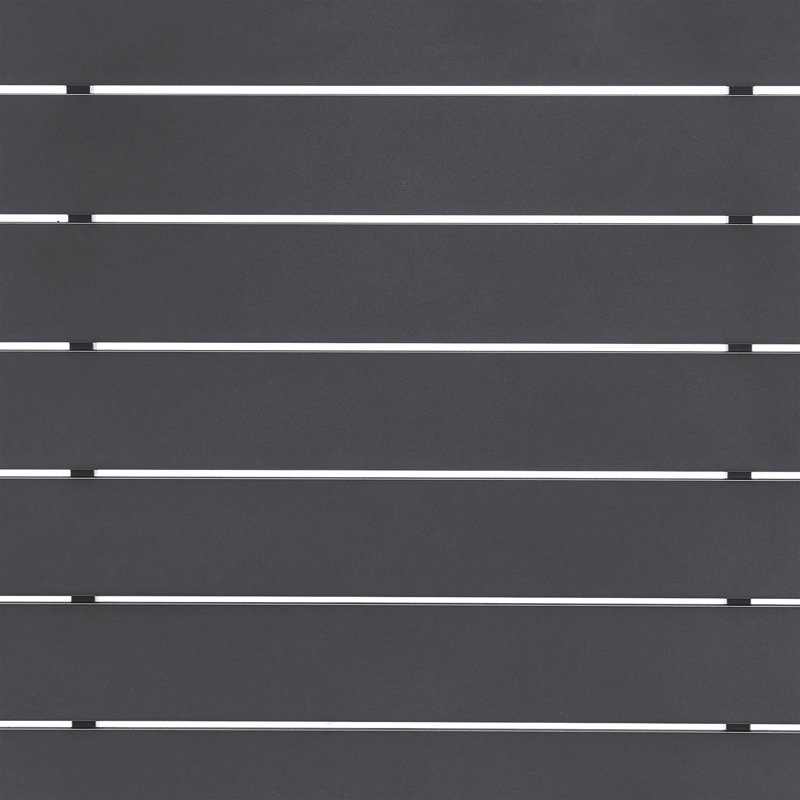Elza Rectangular Metal Outdoor Dining Table