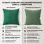 Housse de coussin en velours côtelé Minimalist Modern-131373082