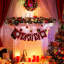 Ensemble de 3 banderoles décoratives Merry Christmas