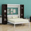 Lit escamotable mural Murphy avec portes de rangement-113257698