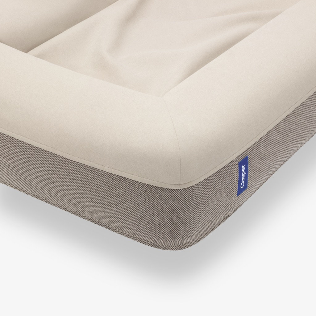 The Casper Dog Bed, Medium (33" W x 25" D x 6" H), Sand