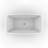 Sloane 59'' x 30'' Soaking Acrylic Bathtub