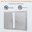 Portes de cuisine d'extérieur, portes de cuisine d'extérieur en acier inoxydable l 31 po x H 24 po, porte d'accès encastrée pour barbecue