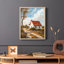 Paysages série CVII - reproduction encadrée de qualité supérieure - prête à être accrochée - aucun clou requis-1895928410-1895928402