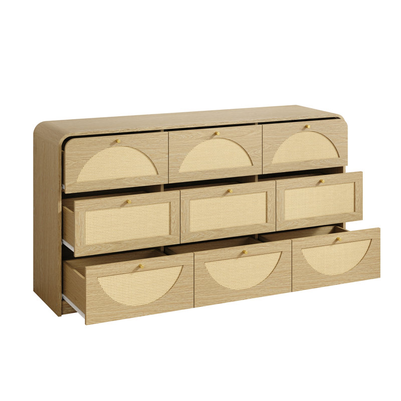 59.1 " W 9 - Drawer Dresser