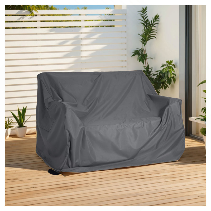 Housse pour causeuse extérieure Shield, gris foncé