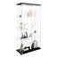 Vitrine moderne en verre avec lumières DEL