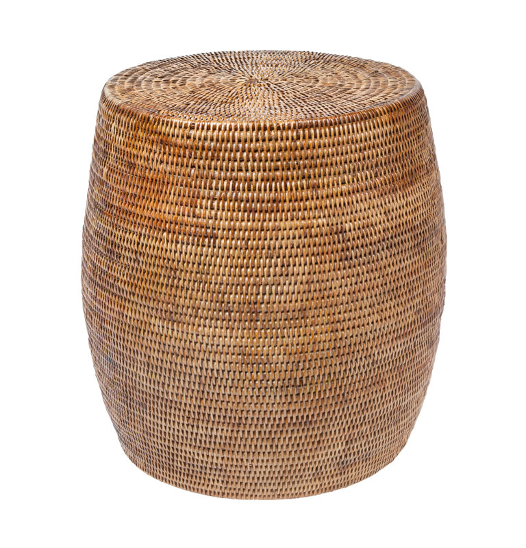 Tabouret d'appoint Everard, Brun
