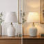 Lampe de table en céramique 18,5 "