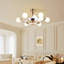 Katheleen 35.4'' Ceiling Fan with 6 Light Kit-1697294090