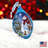 Holiday Splendor 4 " Handmade Glass Ornament