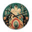 Horloge murale moderne en bois Ranna-558056850