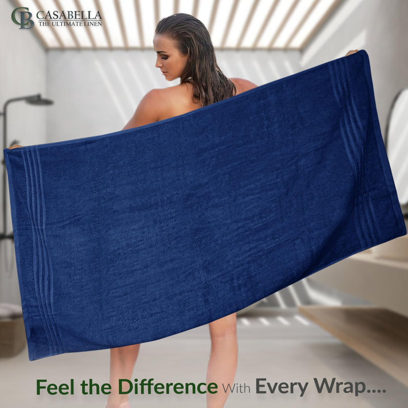 3Pk Zero Twist Large Bath sheet 80x140, Royal