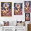 Portrait de femme à la mode sur toile, impression-88566596-88566594