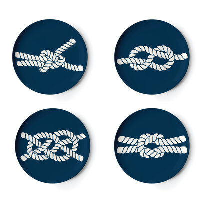 Scrimshaw Round 4 Piece Coaster Set