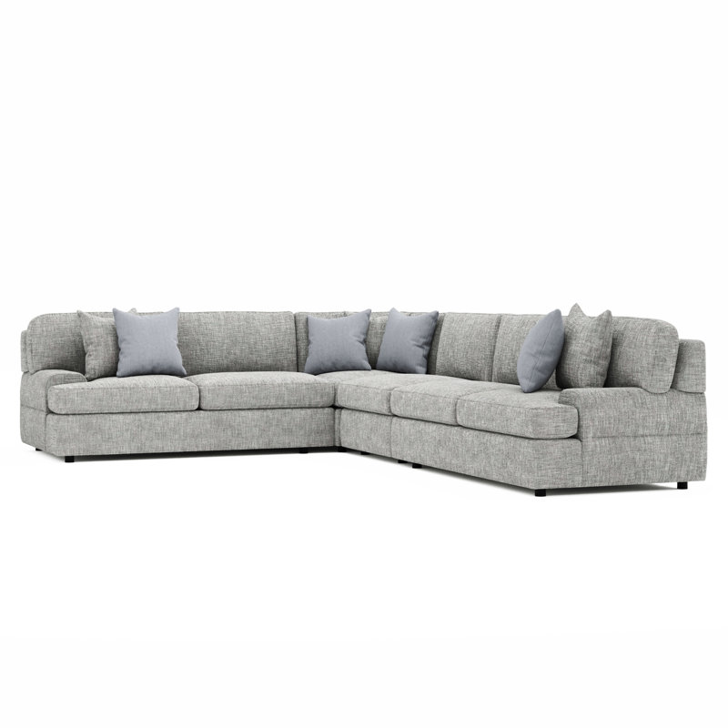 Bernhardt Serena 4 - Piece Upholstered Sectional, 30.5" H x 143" W x 111" D, Left Hand Facing