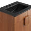 Meuble-lavabo autoportant simple 24 po avec plateau en céramique Modway Miles-92590971