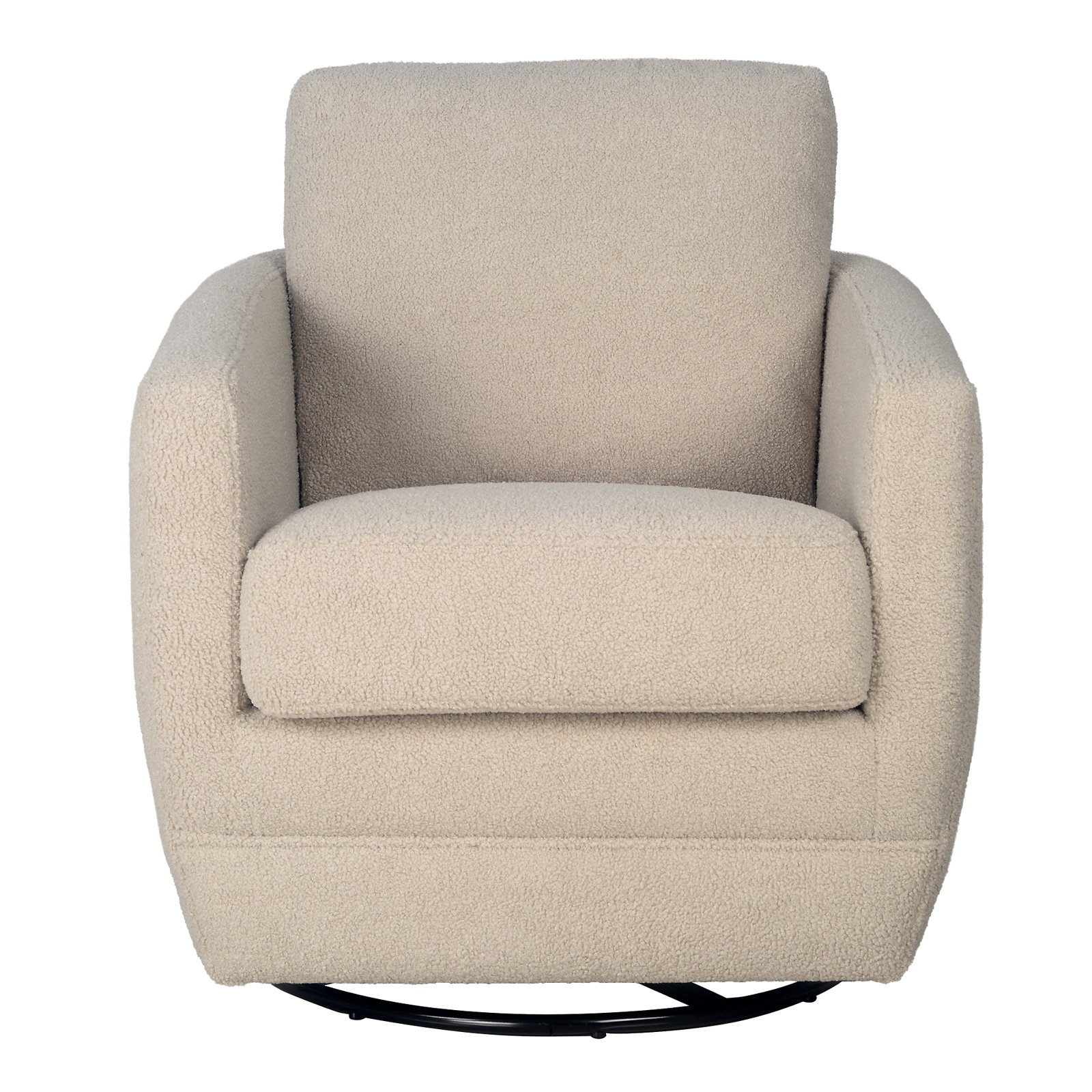 Gogh Nursery Swivel Glider, Taupe Teddy