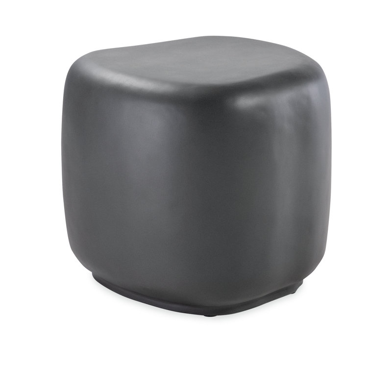 Bazaar 19'' GFR Concrete Outdoor Side Table, Gray