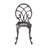 3Pc Bistro Collection In Copper Color - Aluminum Build Ideal For Intimate Outdoor Entertainment 2 Chairs & Table With Umbrella Manifest Aluminium Copper, 1 Table, 24In X 28.5In, Hole Available