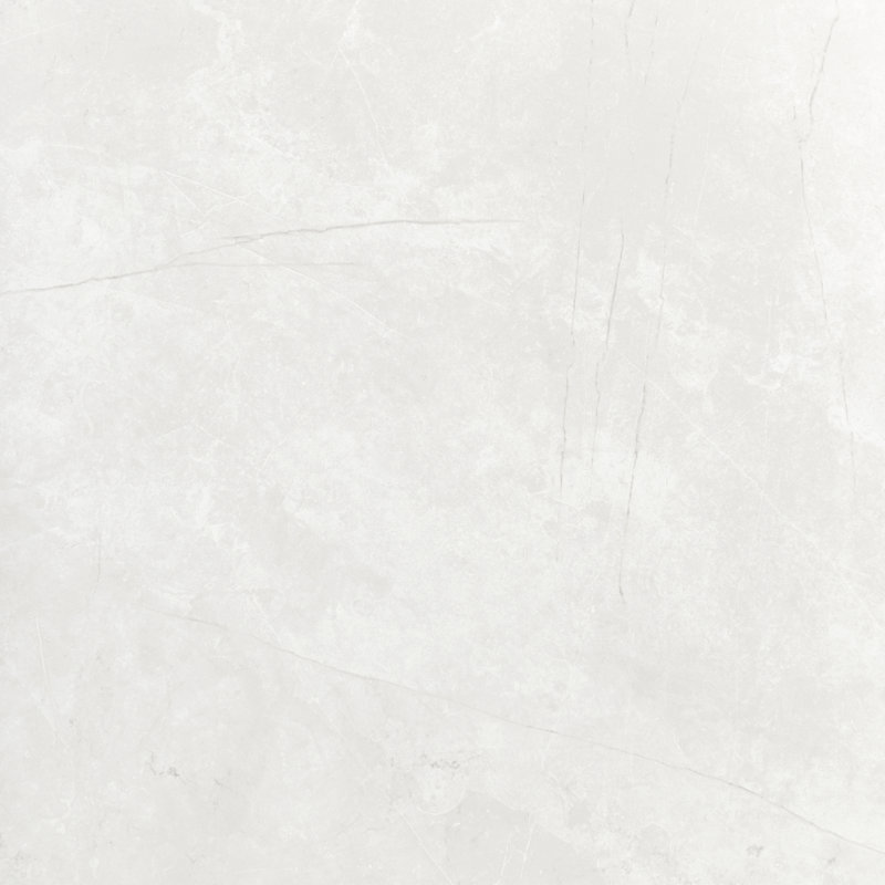Delice 24" x 24" Porcelain Marble Look Wall & Floor Tile, White