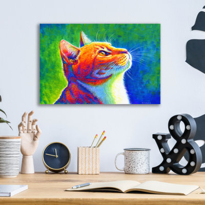 «Rainbow Cat» par Rebecca Wang Art