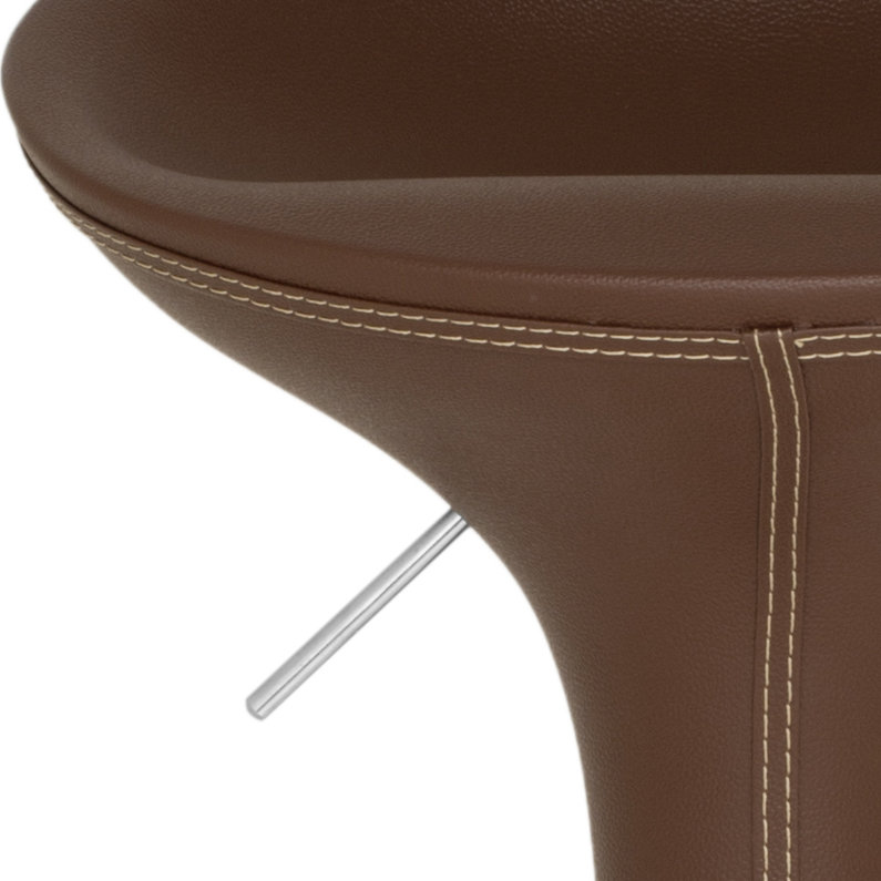 Tabouret de bar Bunky, Brun
