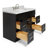 Abell 43'' Single Bathroom Vanity with Carrara Marble Top-60199458