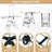 Plastic and Stainless Steel Gullwing Drying Rack