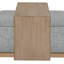 Table repose-pieds et repose-pieds - gris-130674674