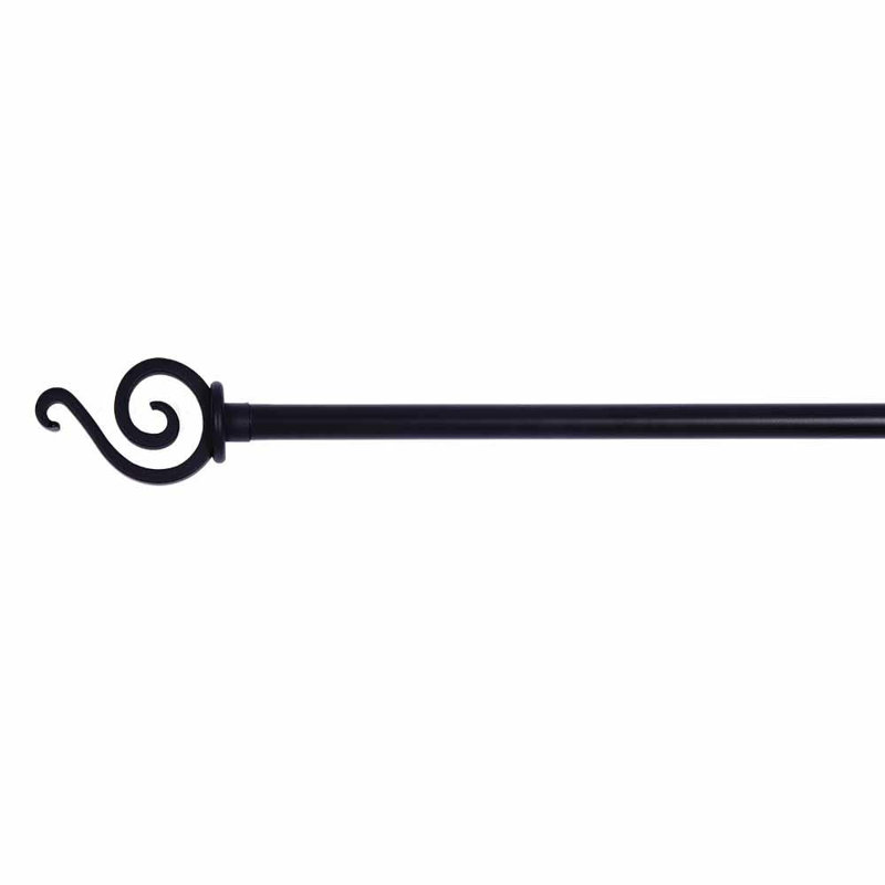 Ahern Adjustable Single Curtain Rod