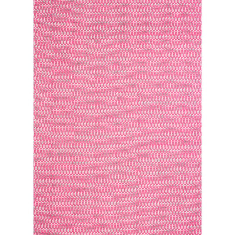 Schumacher x Molly Mahon Bagru Hand Block Print, Pink