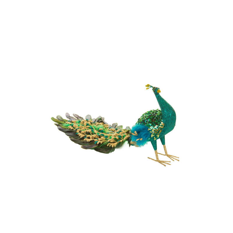 Bleu sarcelle, paon glamour