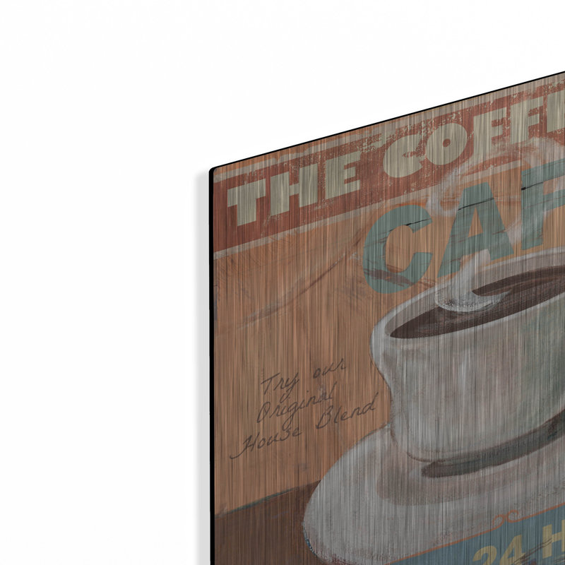  «Coffee Pot» par Fiona Stokes-Gilbert, art mural en métal, H 12 po x l 12 po