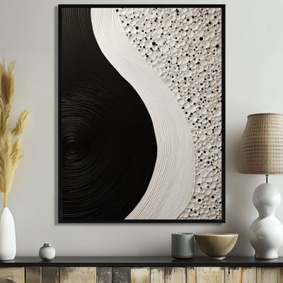 «Beach Balance Minimal Single Wave», art mural paysage minimaliste