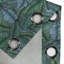 Rideau décoratif à 2 panneaux avec œillets Banana Leaf, 50 po, vert jade / bleu pâle-106370068