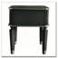 Table de bout gris anthracite et gris clair avec 1 tiroir