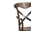 Stanhope Cross Back Armchair in Brown