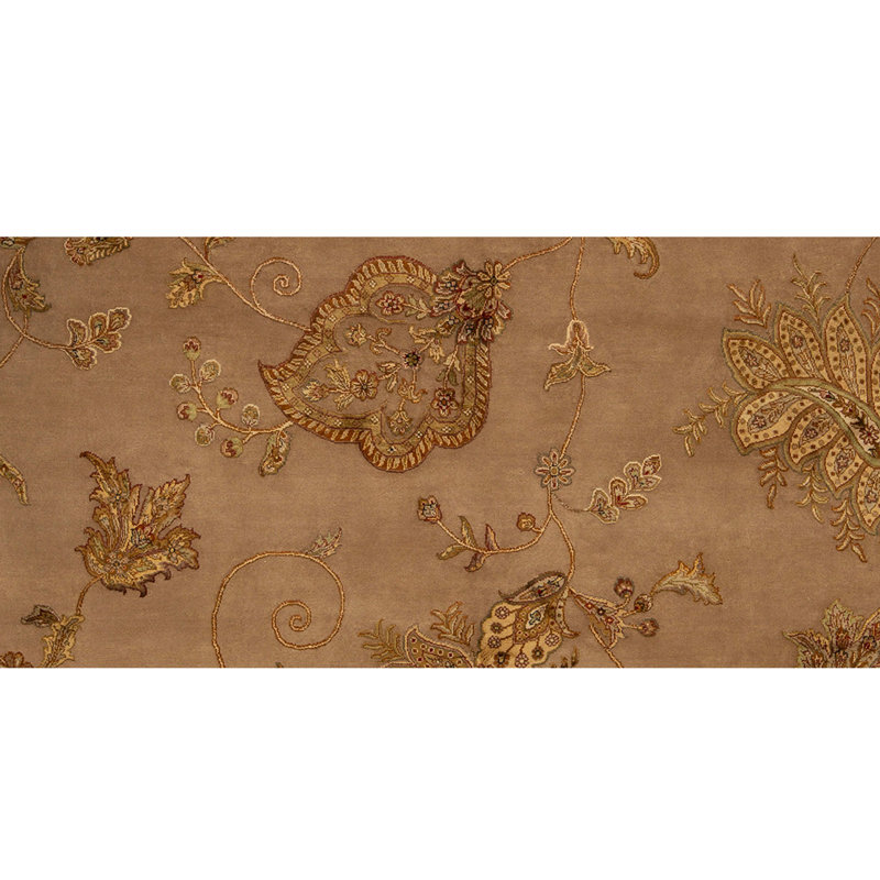 Handmade Silk and Wool Area Rug