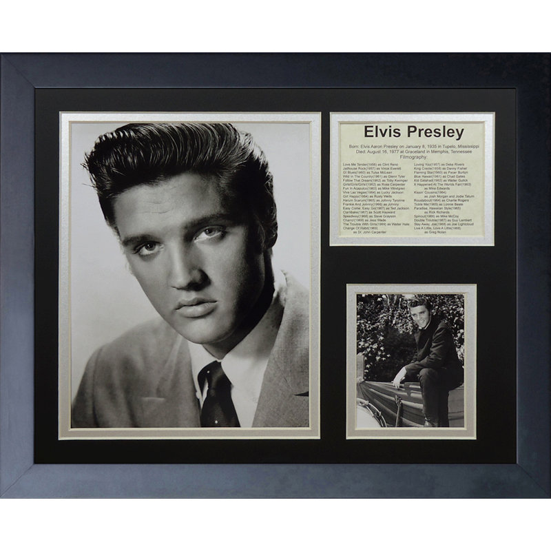 Memorabili encadrée films Elvis  Presley