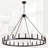Voronica 24 - Light Dimmable Wagon Wheel Chandelier-1481197744