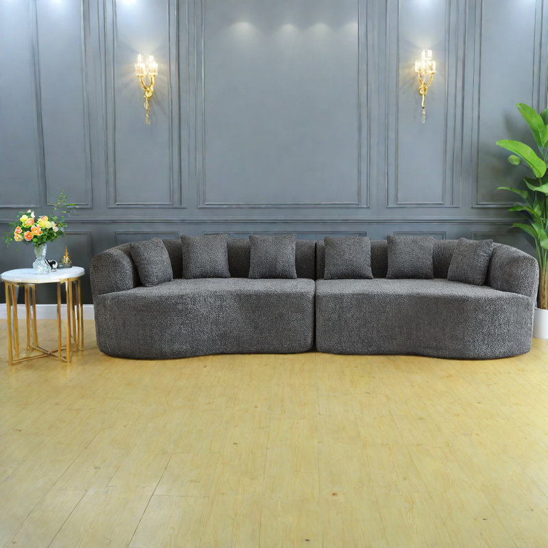 Canapé modulaire en chenille 111,5 pouces Compression Cloud