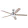 52" Romario 5 - Blade Standard Ceiling Fan with Remote Control and Light Kit Included