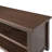 Setterlund Dark Walnut Solid Wood TV Stand