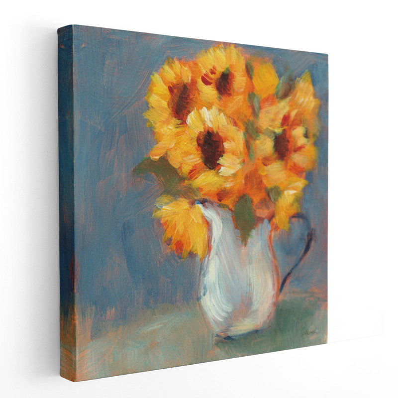 Cuisine tournesols - impression sur toile, H 30 po x l 30 po