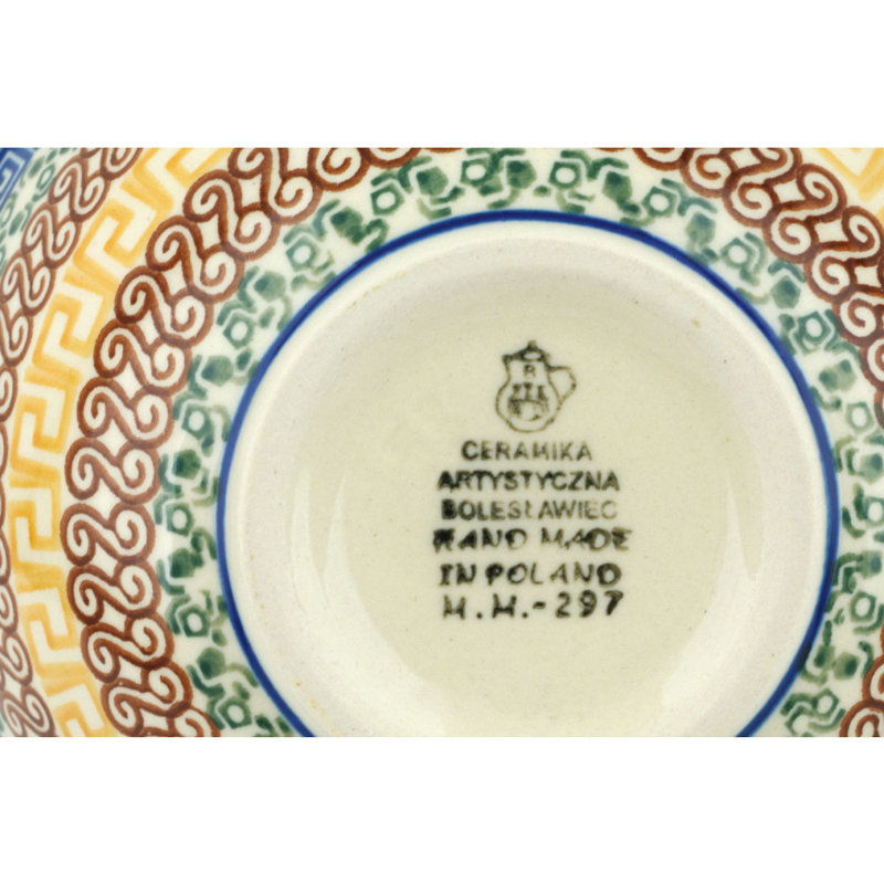 Polish Pottery Stoneware 24 oz Salad Bowl