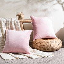 Pink Velvet Pillows, Set of 2 | Article Lucca Contemporary Accessories