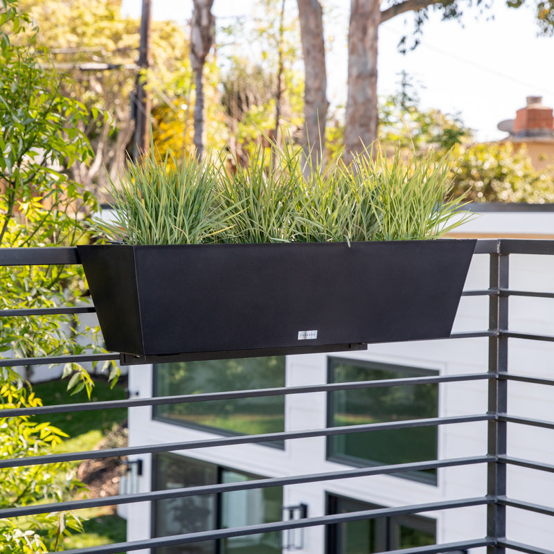 Veradek Pure Series Railing Planter - Modern Design