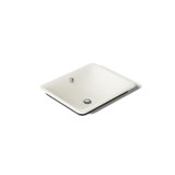 Iron Plains 6.3" Tall Metal Rectangular Bathroom Sink with Overflow